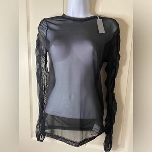 Sheer Mesh blouse